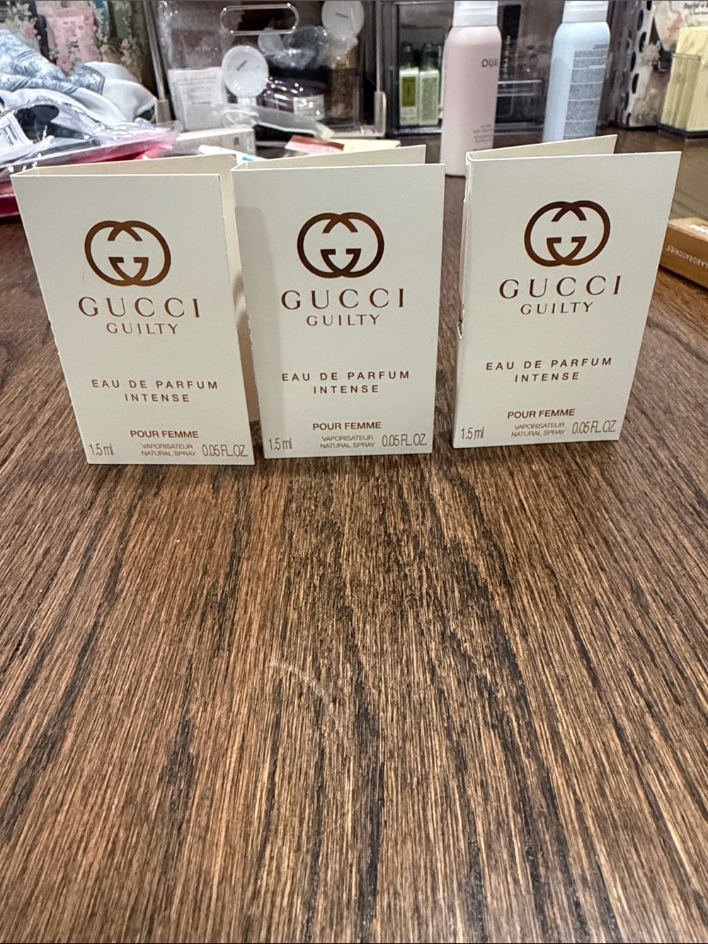 Bundle of 3 Gucci Guilty samples